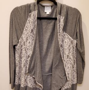Gray & Lace cardigan